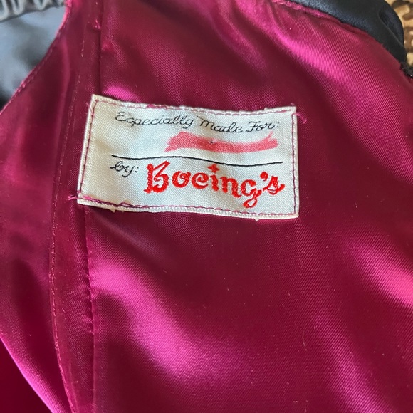 Vintage Velvet Victorian gothic Cocktail Dress - Picture 5 of 10